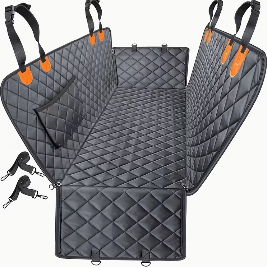 Waterproof Dog Car Seat Cover – Non-Slip, Scratch-Resistant, Machine Washable